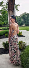 Load image into Gallery viewer, Morning Meadow Lace Up Back Ruffled Maxi Dress
