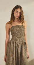 Load image into Gallery viewer, Golden Prairie Gingham Pocketed Dress
