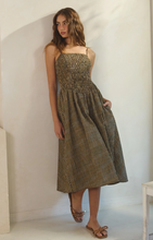 Load image into Gallery viewer, Golden Prairie Gingham Pocketed Dress
