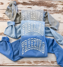 Load image into Gallery viewer, Freezing Hockey Mom Sweatshirt
