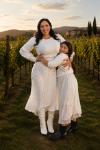 Load image into Gallery viewer, Ditzy Dots Slip Skirt White
