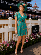 Load image into Gallery viewer, Jaded for You Floral Skater Dress (last one M)
