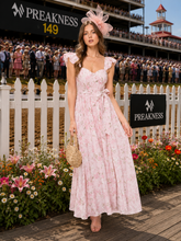 Load image into Gallery viewer, The Garden Muse Maxi Dress (Blue or Pink)
