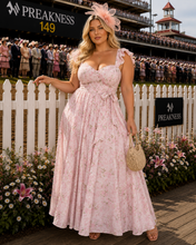 Load image into Gallery viewer, The Garden Muse Maxi Dress (Blue or Pink)

