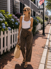 Load image into Gallery viewer, Wild &amp; Free Leopard Print Relaxed Wide Leg Jeans
