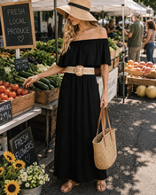 Load image into Gallery viewer, The Perfect Off the Shoulder Maxi Dress (last one m)

