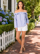 Load image into Gallery viewer, Harbor Breeze Off Shoulder Top
