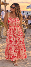 Load image into Gallery viewer, Call me on my Shell Tiered Maxi Dress(last one M)
