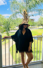 Load image into Gallery viewer, Summer Days Tassel Coverup Poncho
