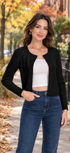 Load image into Gallery viewer, Cozy Croppy Cardigan (Available in Curvy Collection)
