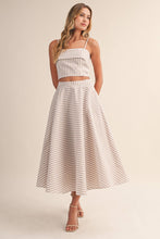 Load image into Gallery viewer, Harbor Stripes Skirt Set
