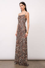 Load image into Gallery viewer, Fancy Feline Leopard Bias-Cut Maxi Dress
