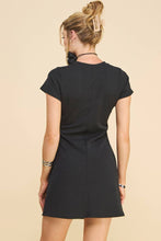 Load image into Gallery viewer, Must Have Mod Mini Faux Wrap Dress
