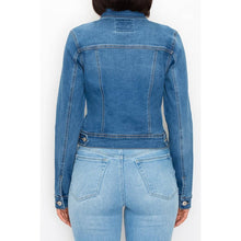 Load image into Gallery viewer, Stone Wash Stretchy Basic Jean Jacket
