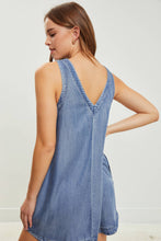 Load image into Gallery viewer, Easy Breezy Relaxed Chambray Dress
