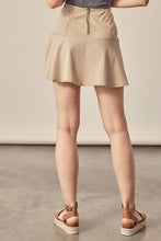 Load image into Gallery viewer, Sun-kissed Khaki Mini Skirt
