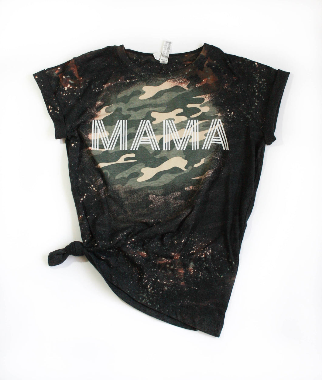 Camo Mama Bleached Tee