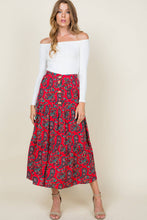 Load image into Gallery viewer, Pretty Paisley Midi Skirt
