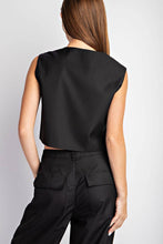 Load image into Gallery viewer, Modern Women Cropped Button Front Vest Top
