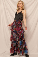 Load image into Gallery viewer, Winter Blooms Tiered Maxi Skirt
