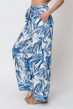 Load image into Gallery viewer, Blue Tropics Paperbag Pants
