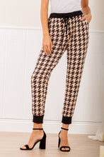 Load image into Gallery viewer, Chic Houndstooth Brushed Joggers
