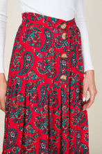 Load image into Gallery viewer, Pretty Paisley Midi Skirt
