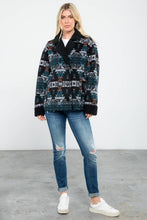 Load image into Gallery viewer, Aztec Chic Sherpa Jacket
