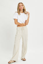 Load image into Gallery viewer, Let’s Go Linen Cargo Pants
