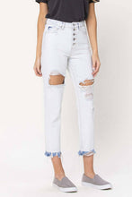 Load image into Gallery viewer, Super Fly Stone Dust Wash Mom Jeans
