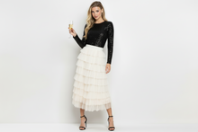 Load image into Gallery viewer, Layered Cake Ruffle Tulle Skirt
