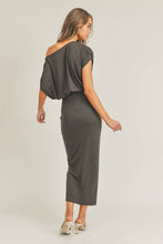 Load image into Gallery viewer, Smoke Show Knit Asymmetrical Dress
