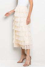 Load image into Gallery viewer, Layered Cake Ruffle Tulle Skirt
