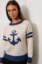Load image into Gallery viewer, Anchor’s Away Chunky Raglan Sweater
