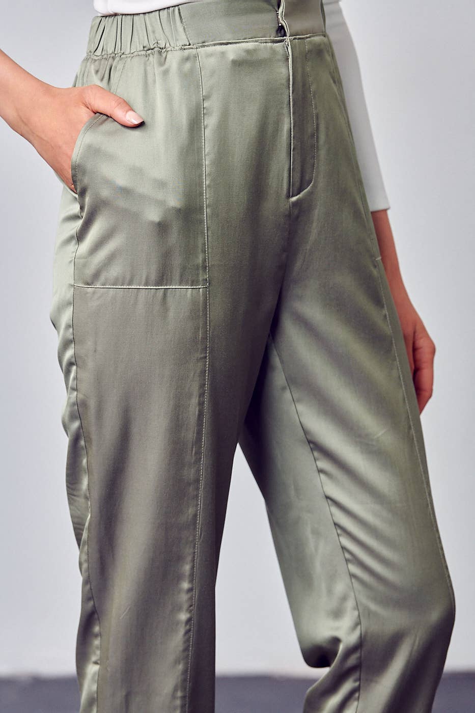 Smooth as Silk Joggers (Olive or Black)