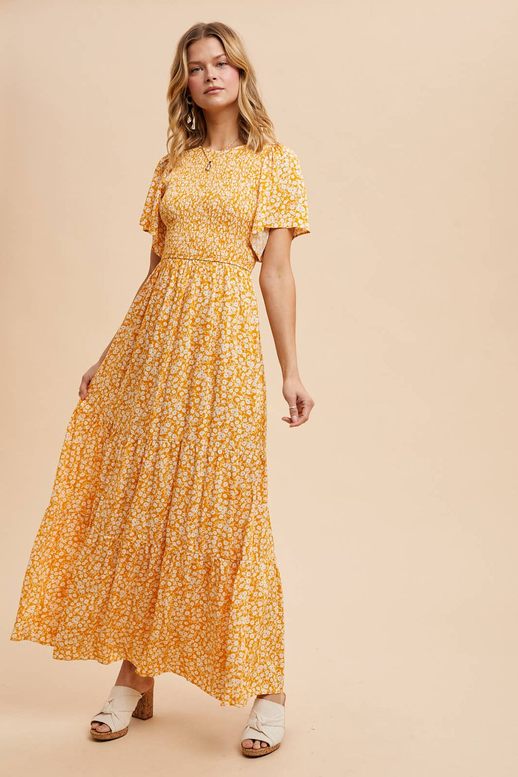 Marigold Fields Maxi Dress