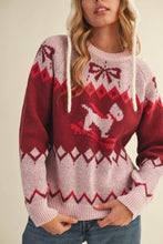 Load image into Gallery viewer, Puppy Slopes into the Holidays Pullover Sweater
