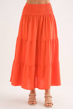 Load image into Gallery viewer, Sweet Papaya Smocked Maxi Skirt
