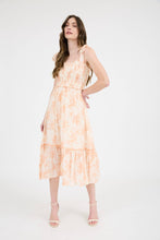 Load image into Gallery viewer, Peach Porcelain Midi Dress
