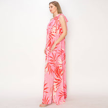 Load image into Gallery viewer, Pink Paradise Palms Maxi Dress
