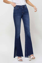Load image into Gallery viewer, Rolling in the Blues High Rise Side Slit Flare Jean
