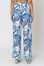 Load image into Gallery viewer, Blue Tropics Paperbag Pants
