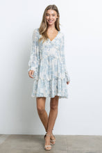 Load image into Gallery viewer, Chiffon Chinoiserie Floral Print Dress
