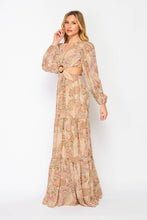 Load image into Gallery viewer, Paisley Perfection Boho Cut-Out Dress
