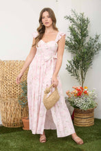 Load image into Gallery viewer, The Garden Muse Maxi Dress (Blue or Pink)
