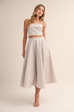 Load image into Gallery viewer, Harbor Stripes Skirt Set
