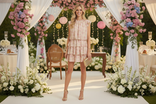 Load image into Gallery viewer, Romantic Ruffles Floral Chiffon Dress (last one M)
