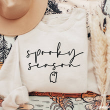 Load image into Gallery viewer, Spooky Season Ghost Sweatshirt (Available in Curvy Collection) Pre-order 10/8 arrival
