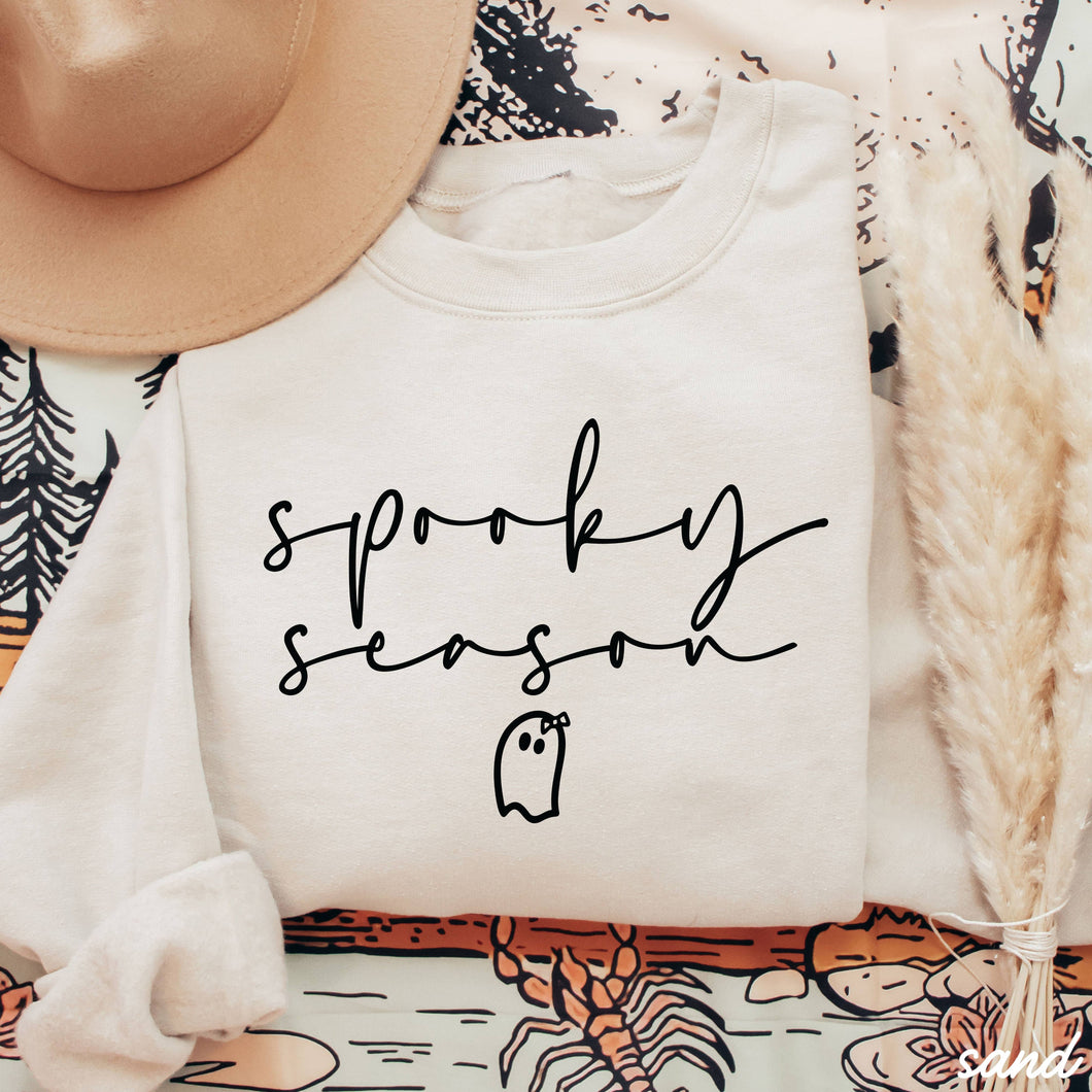 Spooky Season Ghost Sweatshirt (Available in Curvy Collection) Pre-order 10/8 arrival