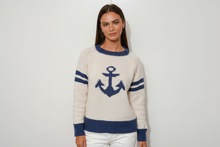 Load image into Gallery viewer, Anchor’s Away Chunky Raglan Sweater
